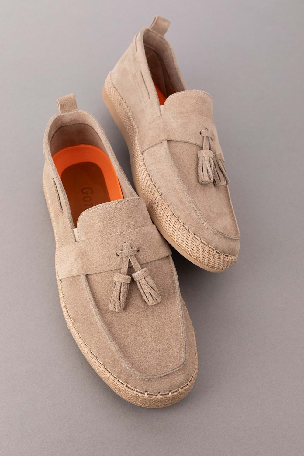 Gondol Içi Dışı Hakiki Deri Hafif Günlük Rahat Ayakkabı sf.1055 - Gri Süet - 41