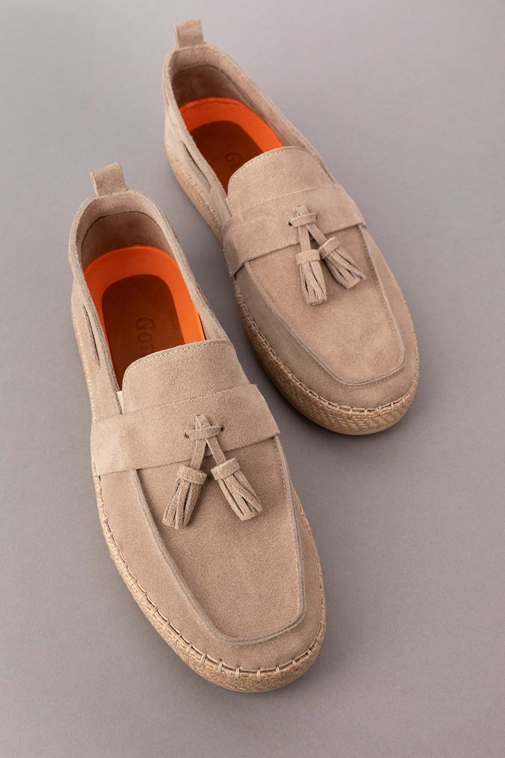 Gondol Içi Dışı Hakiki Deri Hafif Günlük Rahat Ayakkabı sf.1055 - Gri Süet - 41