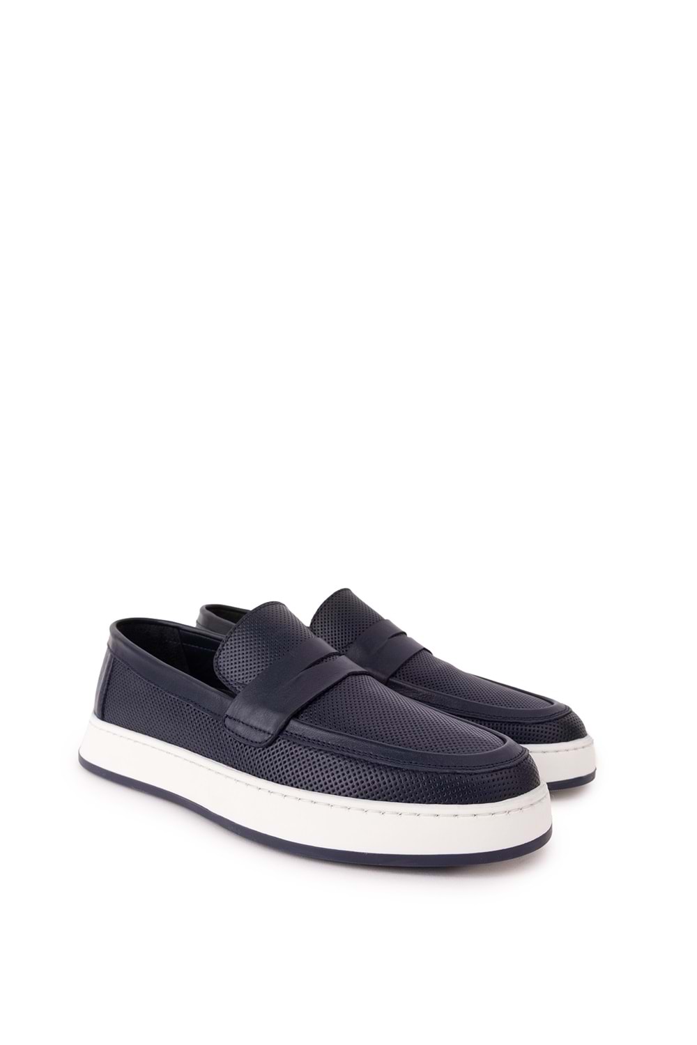 Gondol Içi Dışı Hakiki Deri Hafif Günlük Rahat Ayakkabı sf.3030 - Lacivert - 41