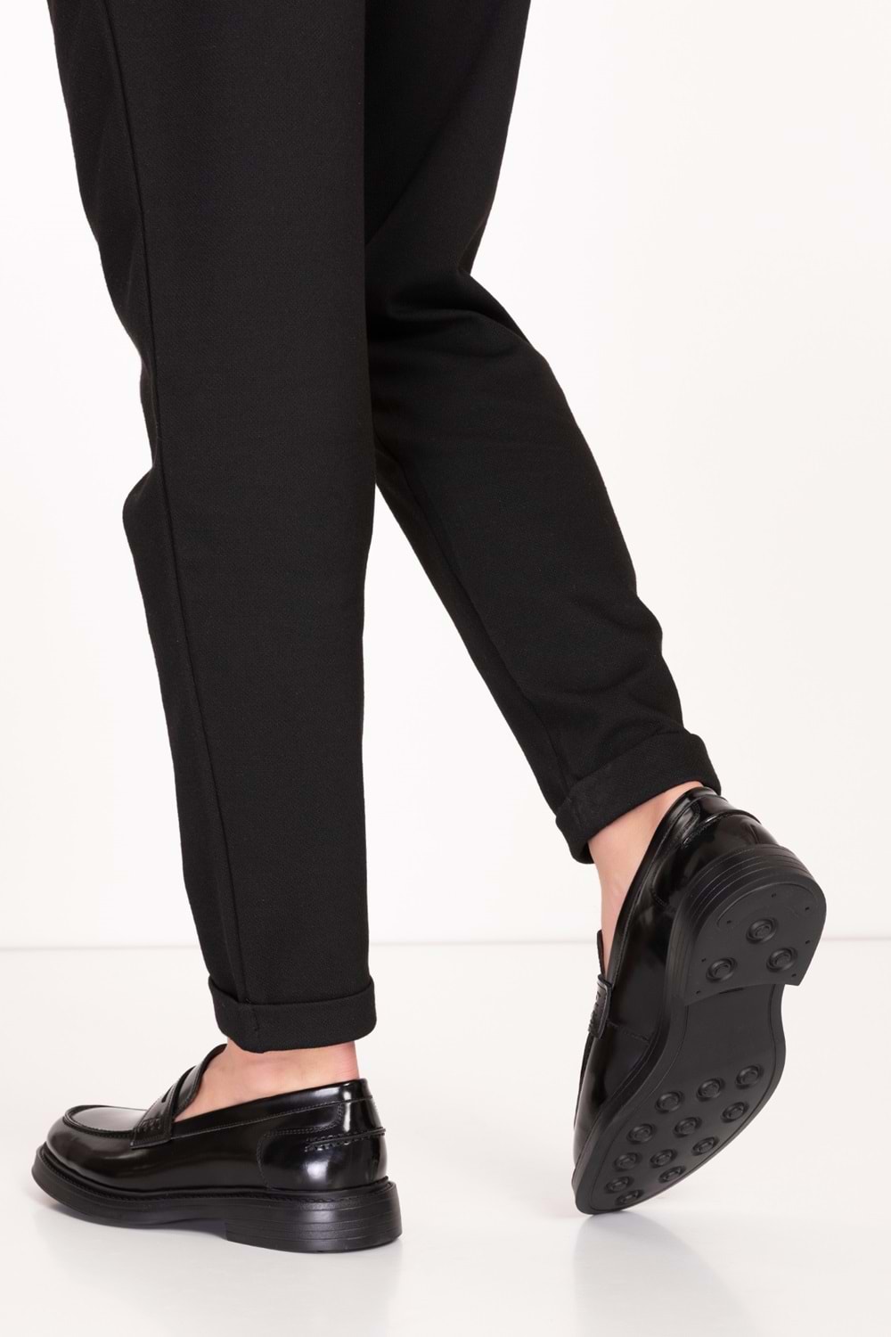 Gondol Erkek Hakiki Deri Hafif Taban Klasik Ayakkabı ny.923 - siyah rugan - 39