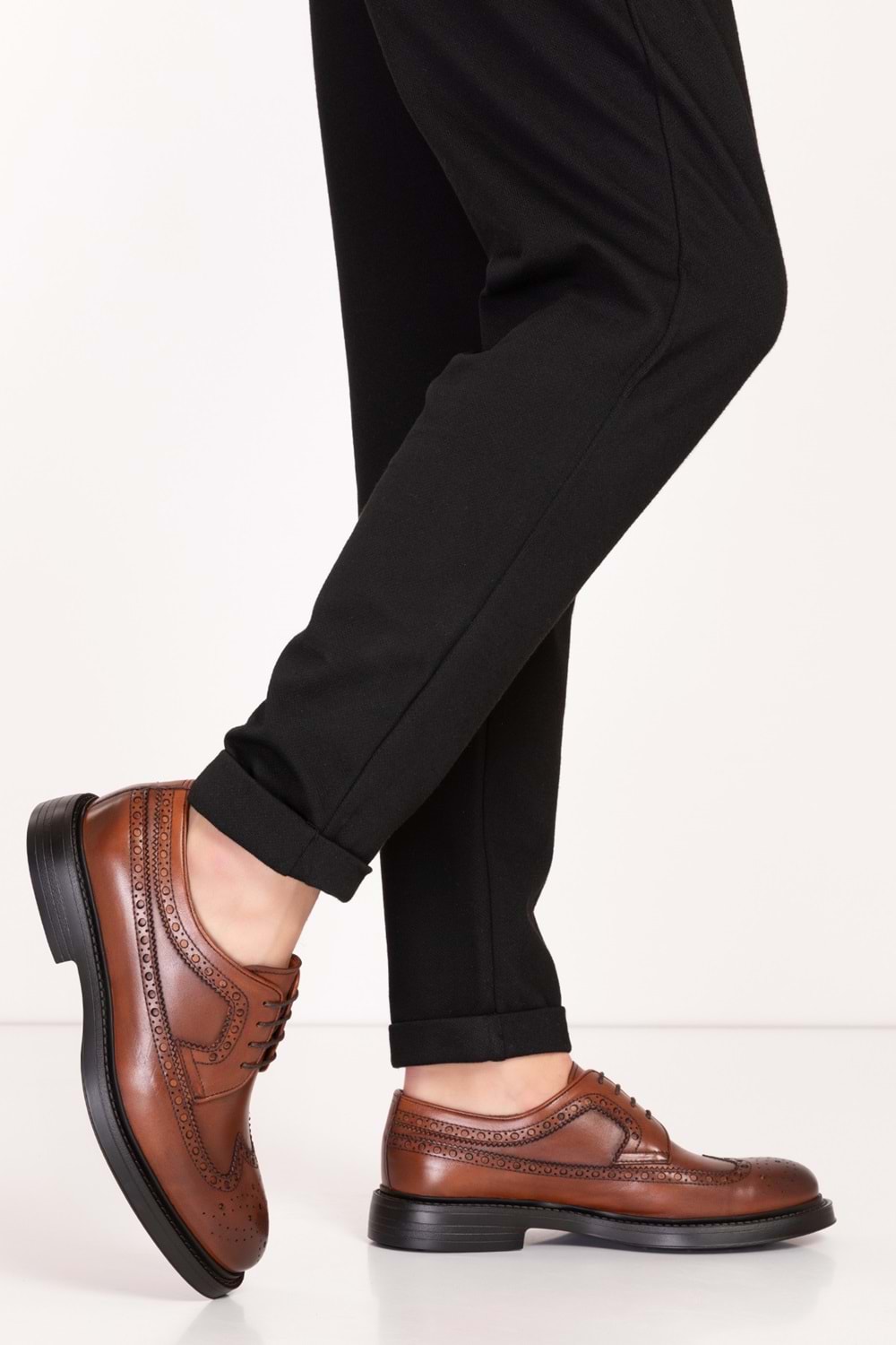 Gondol Erkek Hakiki Deri Hafif Taban Klasik Ayakkabı ny.922 - Taba - 39