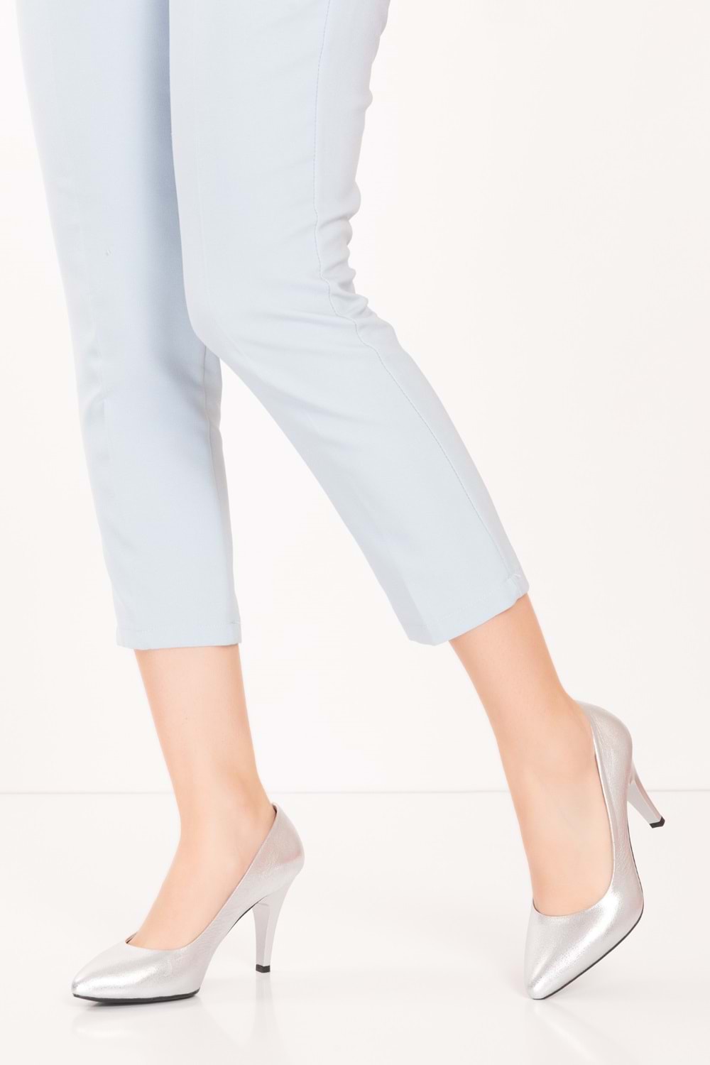 Gondol Hakiki Deri Stiletto-vdt.25 - Lame - 35