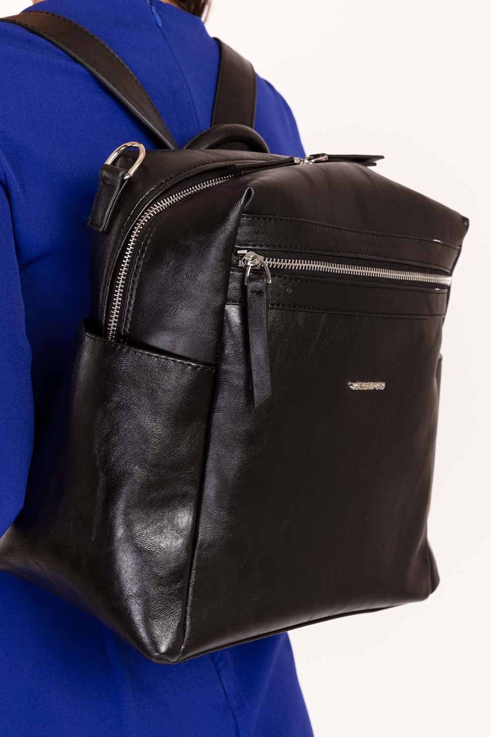 Gondol Kadın Sırt ve El Çantası gp.1492 - Siyah Cilt - TEK EBAT