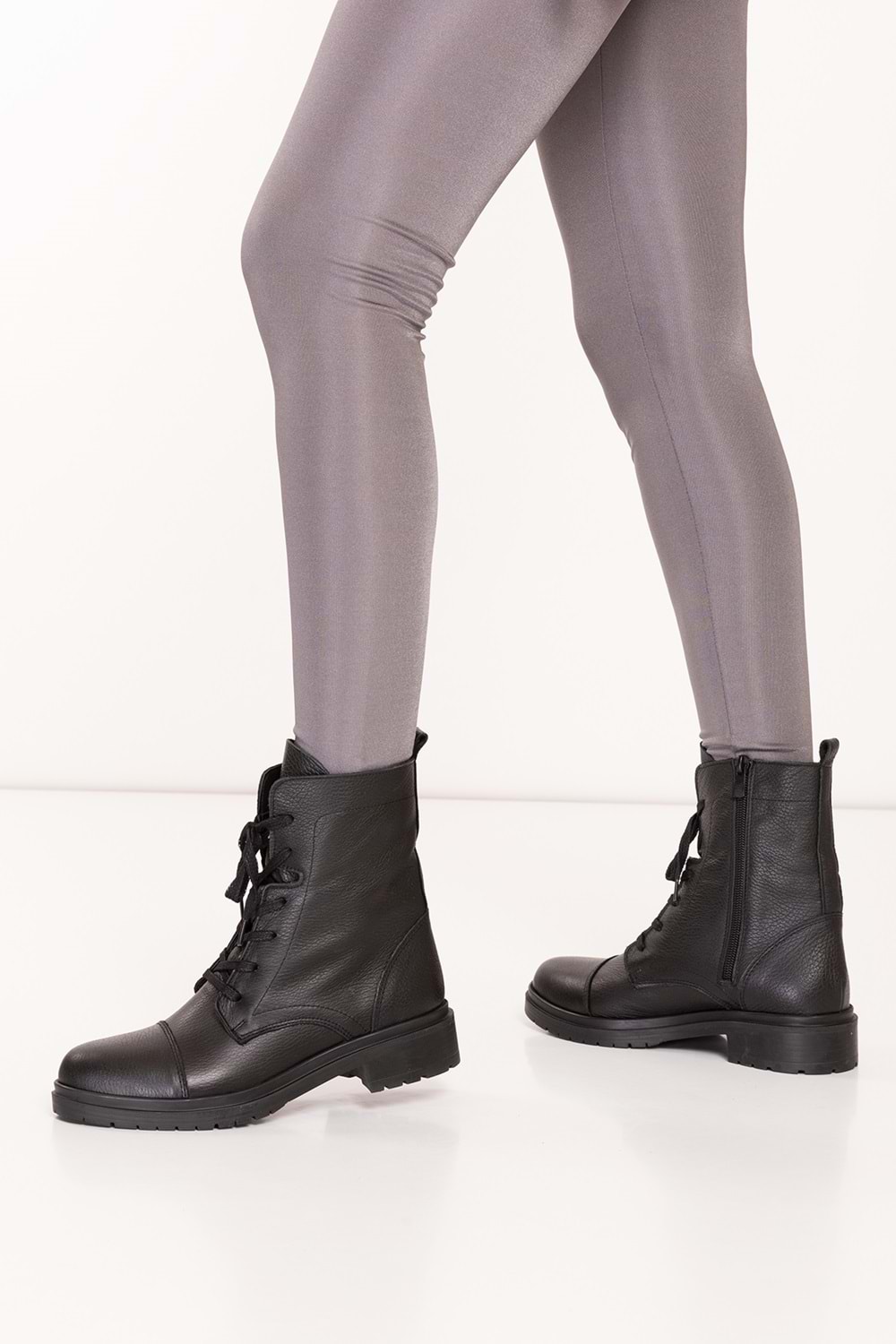 Gondol Kadın Hakiki Deri Günlük Postal wst.3020 - Siyah - 36