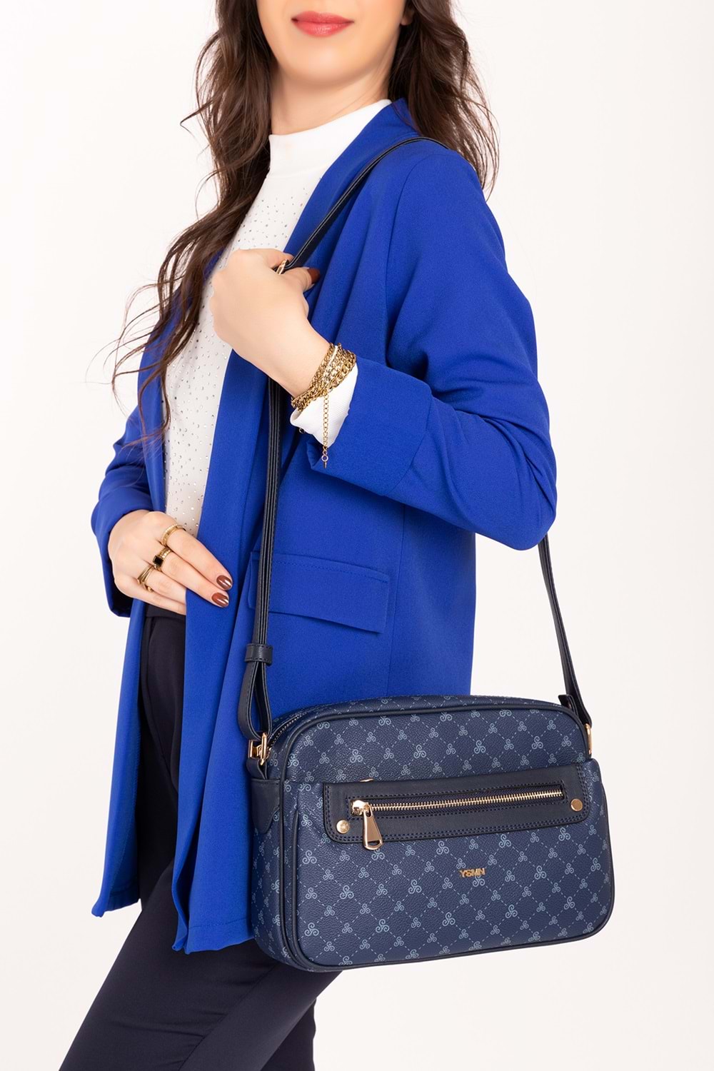 Gondol Kadın Çapraz Sade Şık Günlük Çanta ysm.1682 - Laci Yazı - TEK EBAT