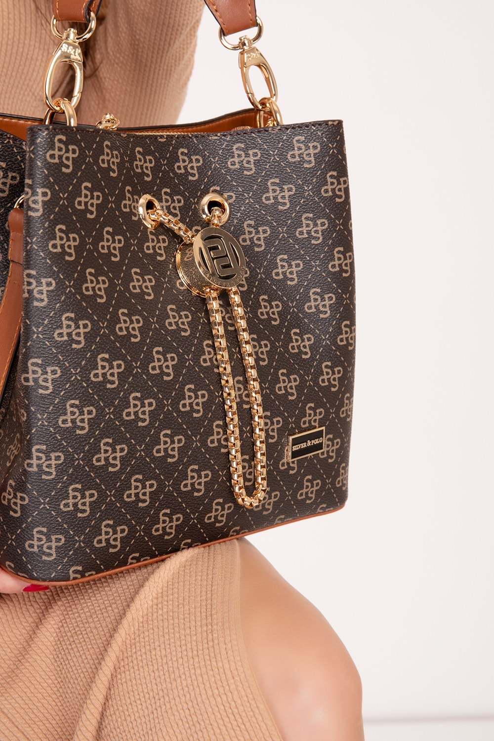 Gondol Kadın Günlük Çapraz Çanta sp.967 - Kahverengi - TEK EBAT