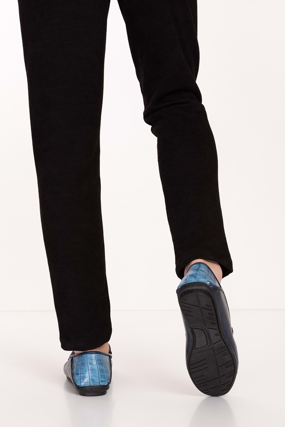 Gondol Erkek Hakiki Deri Hafif Taban Loafer Ayakkabı tx.13023 - Lacivert - 40