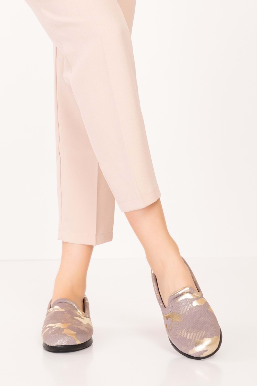 Gondol Günlük Rahat Hafif Üzeri Strecli Günlük Ayakkabı vdt.111 - Vizon - 38