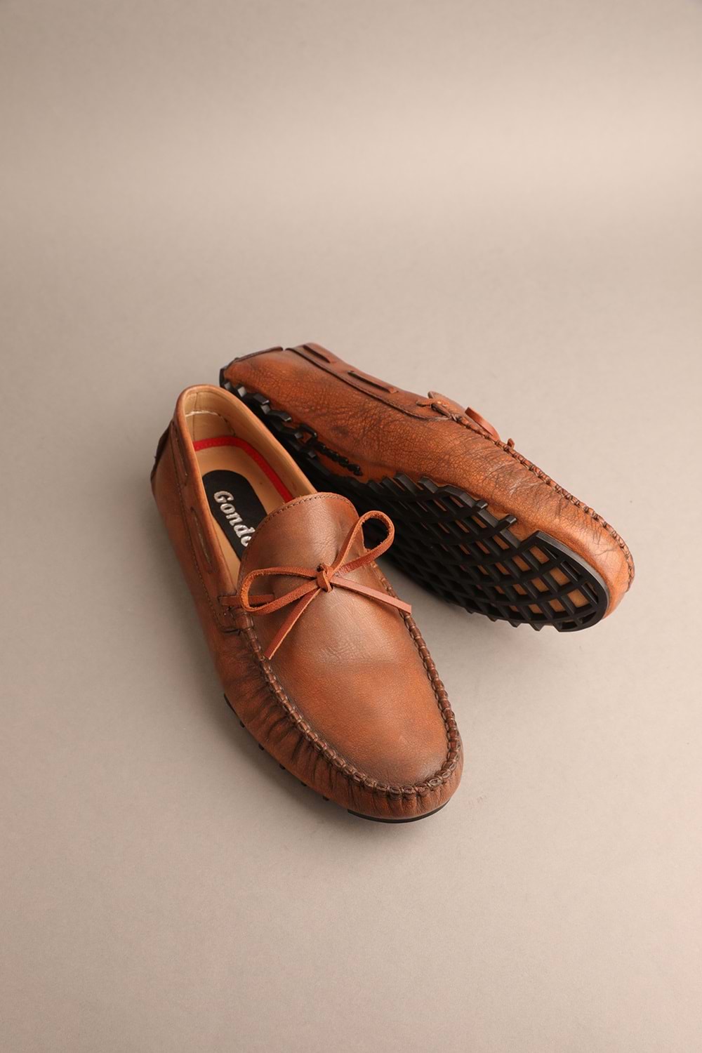 Gondol Erkek Hakiki Deri Klasik Loafer Kahverengi 41 ttx.233
