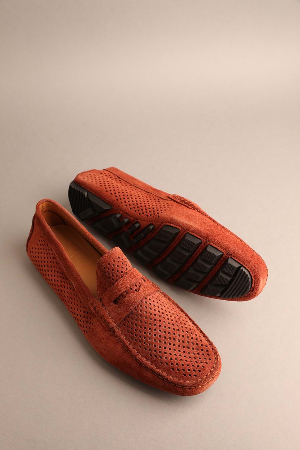 Gondol Erkek Hakiki Deri Klasik Loafer Kahverengi 42 ttx.238