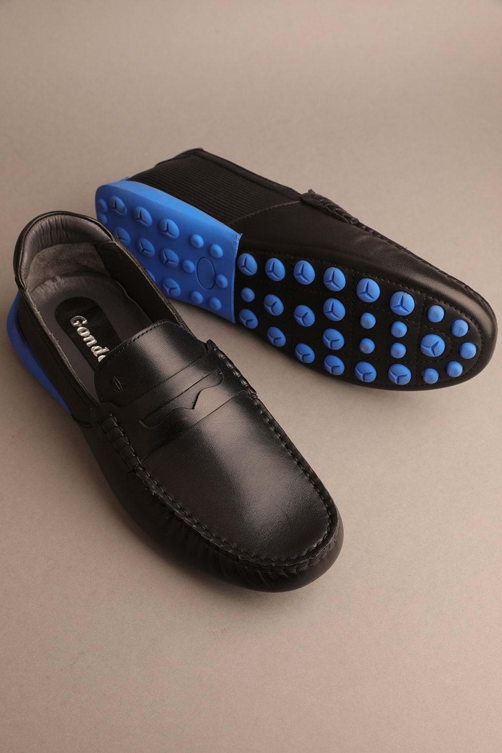 Gondol Erkek Hakiki Deri Klasik Loafer Siyah 42 ttx.247