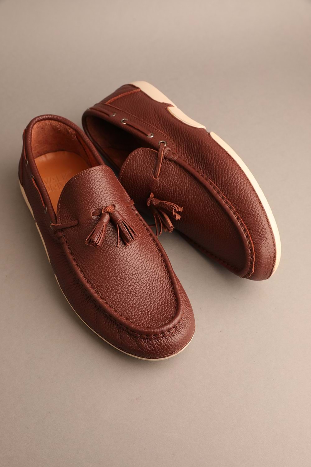 Gondol Erkek Hakiki Deri Klasik Loafer Kahverengi 44 ttx.251