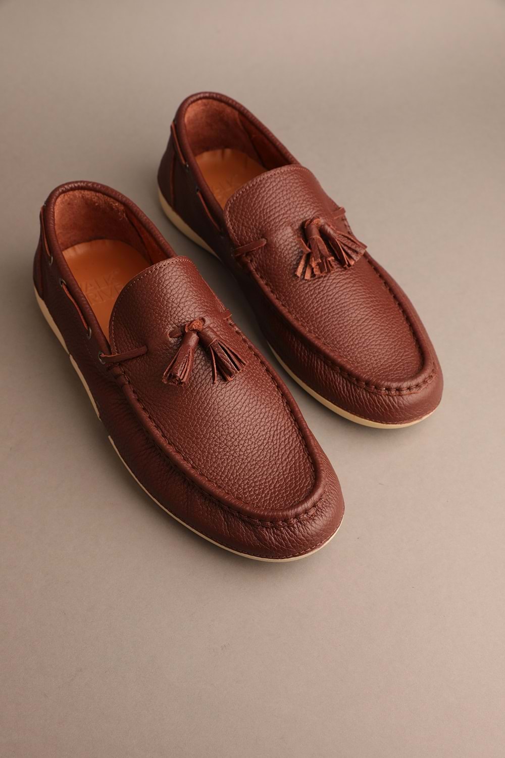 Gondol Erkek Hakiki Deri Klasik Loafer Kahverengi 44 ttx.251