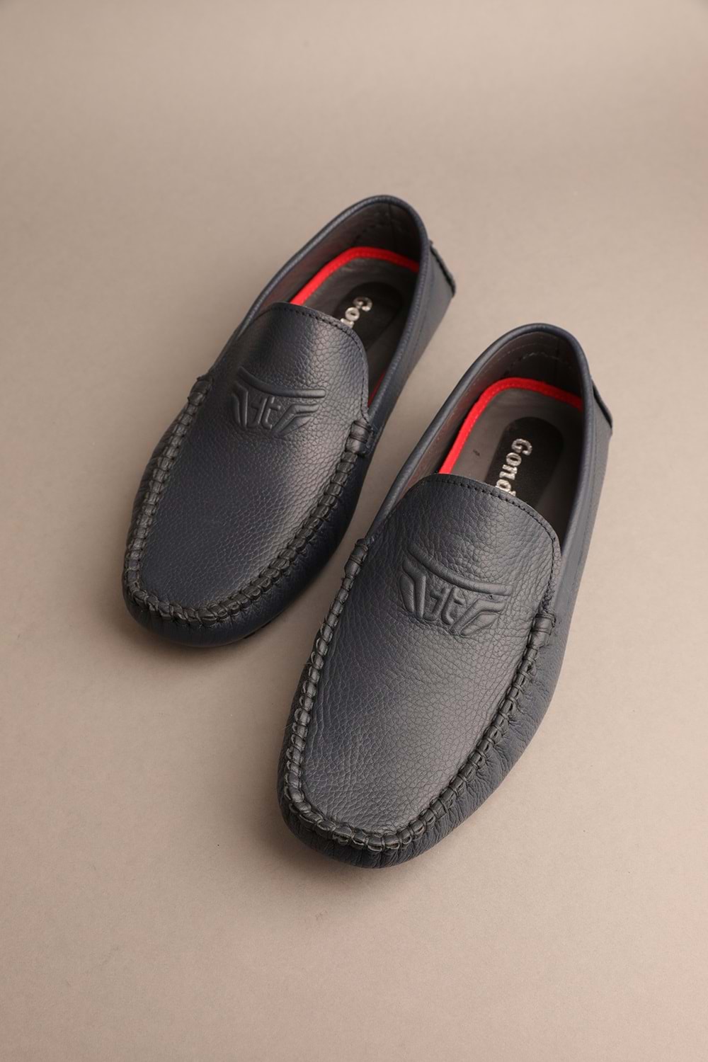 Gondol Erkek Hakiki Deri Klasik Loafer Lacivert 41 ttx.255