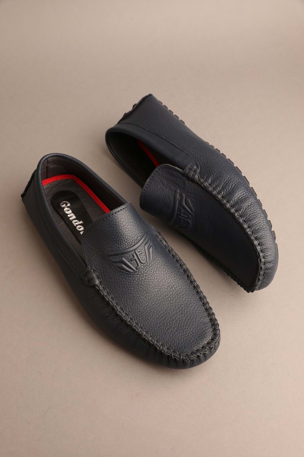 Gondol Erkek Hakiki Deri Klasik Loafer Lacivert 41 ttx.255