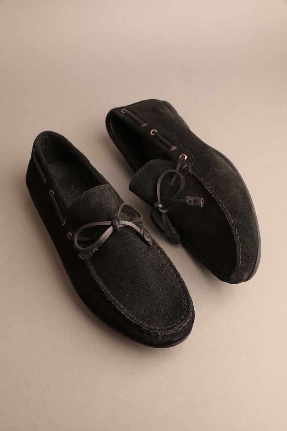 Gondol Erkek Hakiki Deri Klasik Loafer Siyah Süet 41 ttx.257