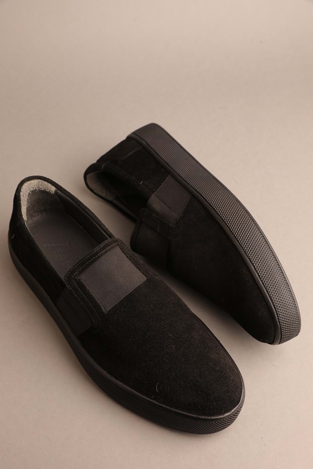 Gondol Erkek Hakiki Deri Klasik Loafer Siyah Süet 41 ttx.275