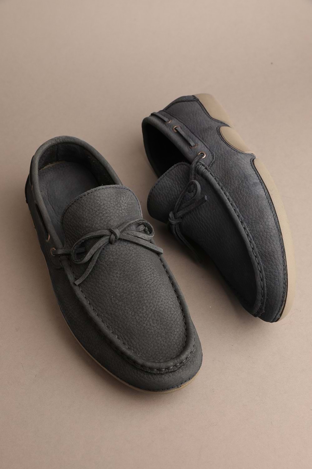 Gondol Erkek Hakiki Deri Klasik Loafer Lacivert 42 ttx.287