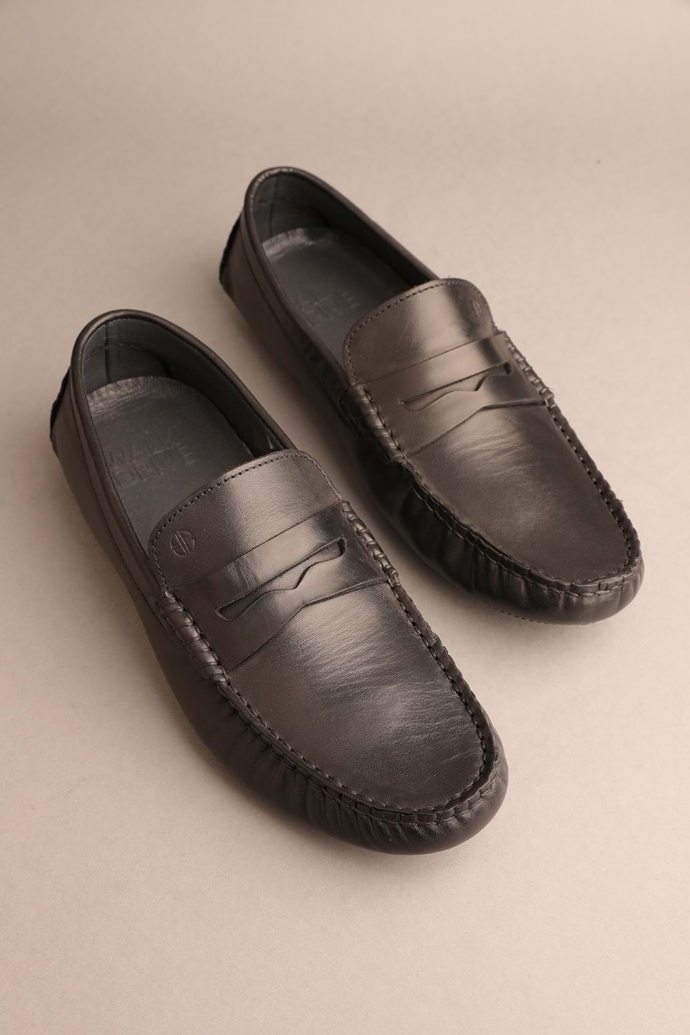 Gondol Erkek Hakiki Deri Klasik Loafer Lacivert 41 ttx.294