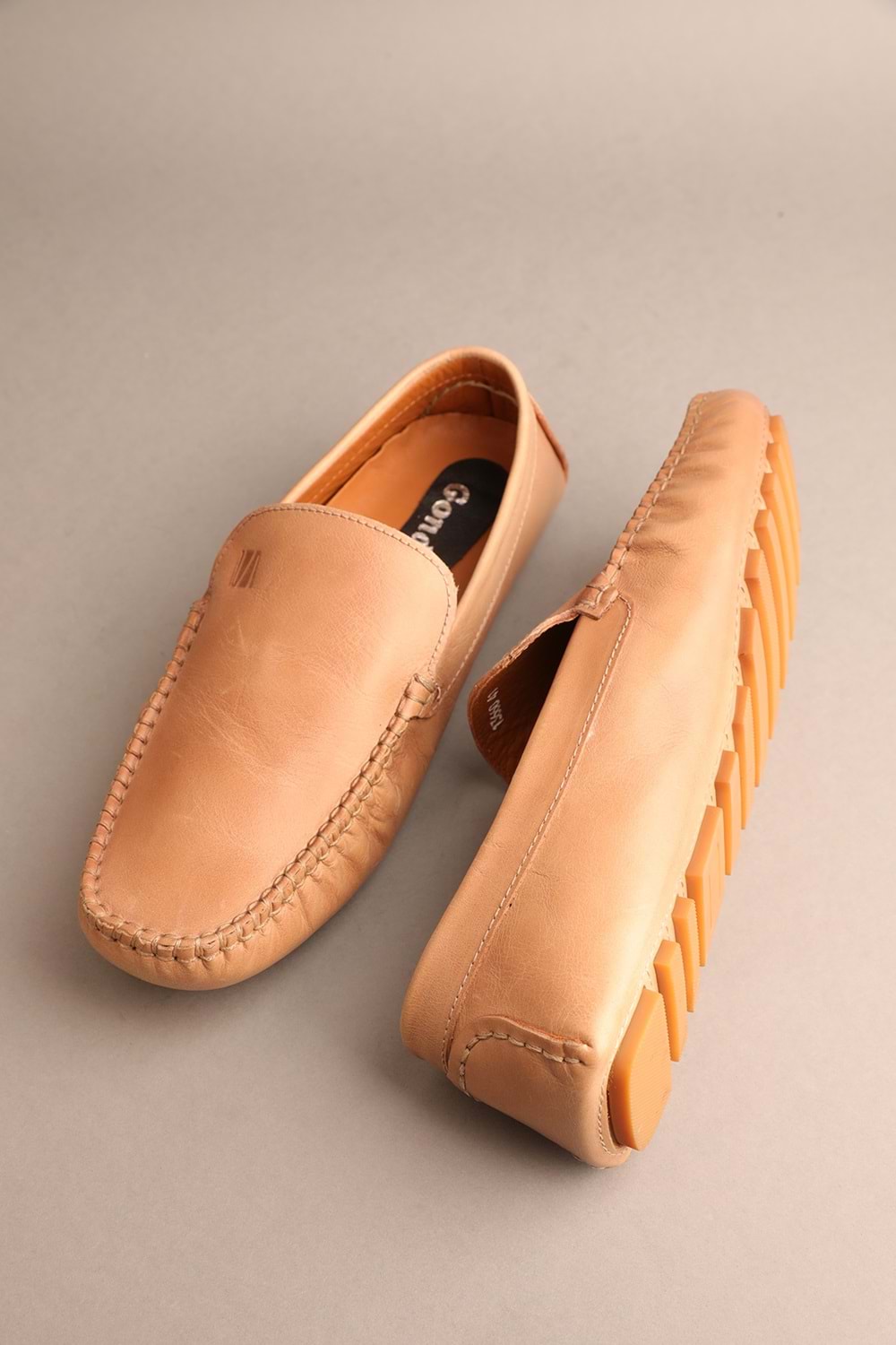 Gondol Erkek Hakiki Deri Klasik Loafer Kum 41 ttx.2015