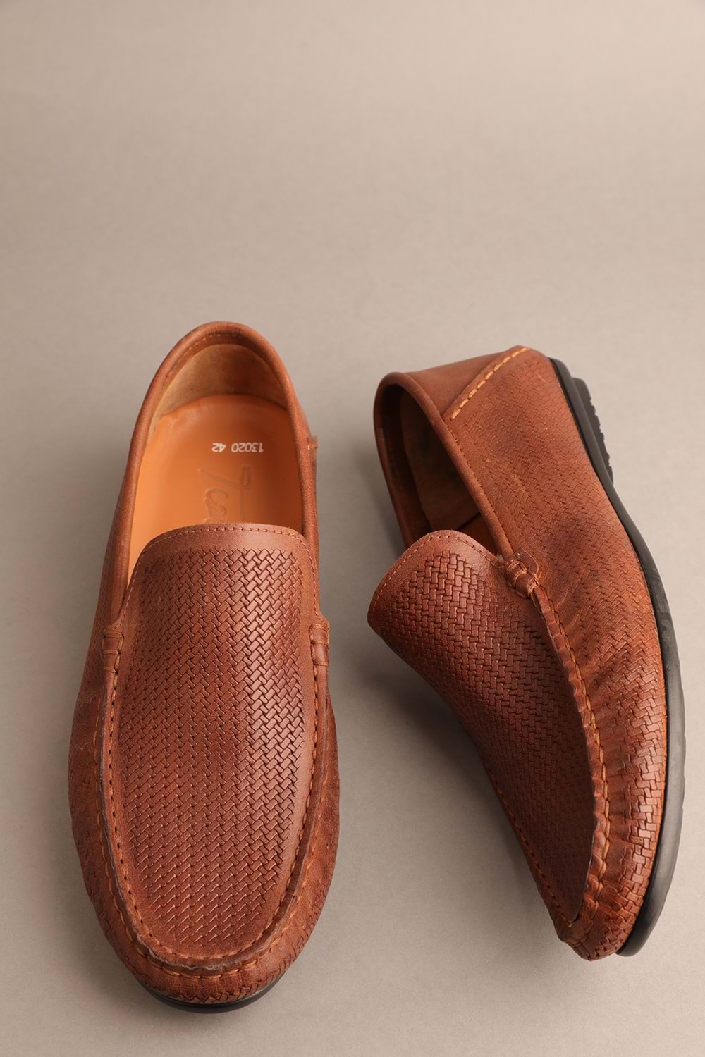Gondol Erkek Hakiki Deri Klasik Loafer Kahverengi 42 ttx.20139