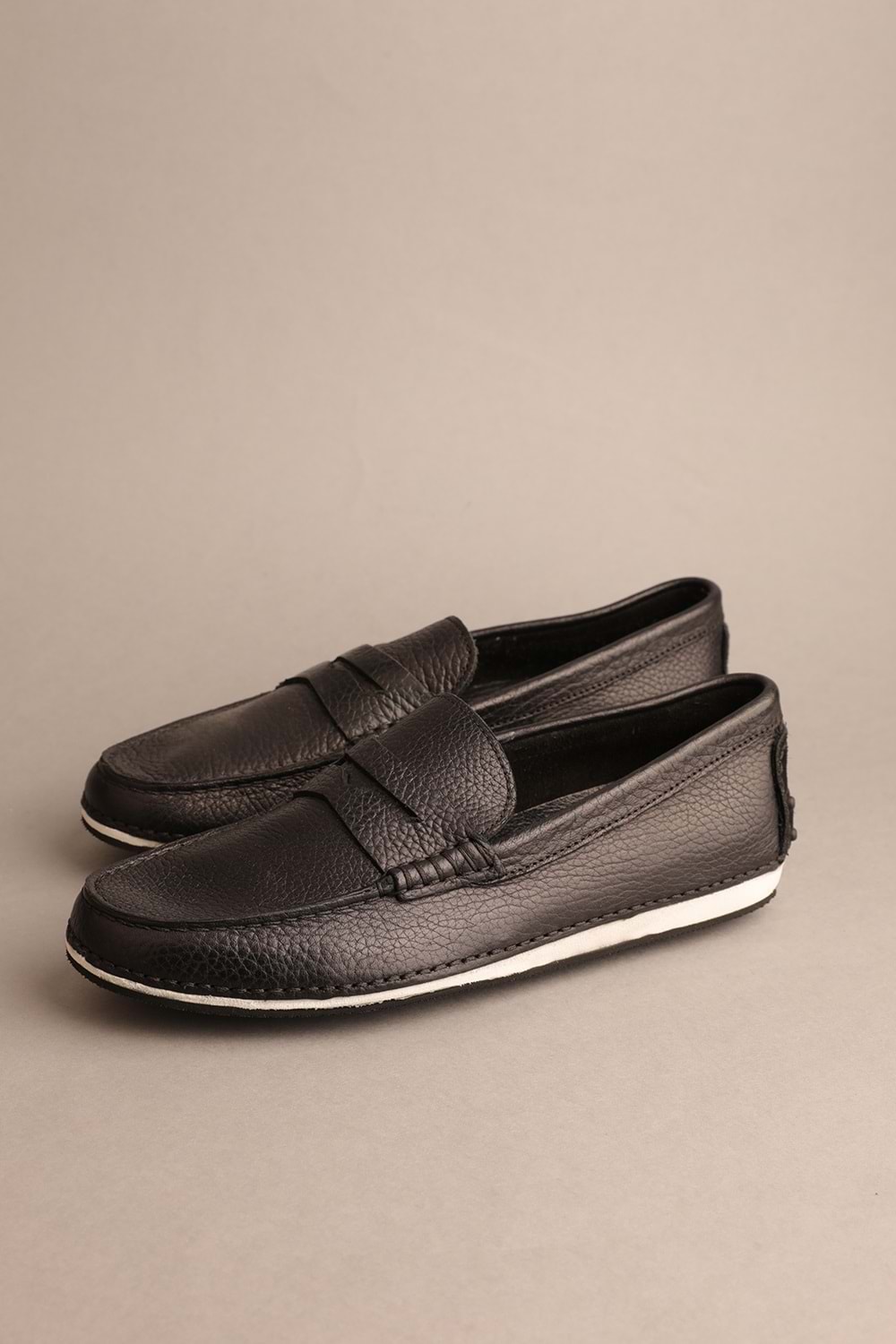 Gondol Erkek Hakiki Deri Klasik Loafer Siyah 40 ttx.20160