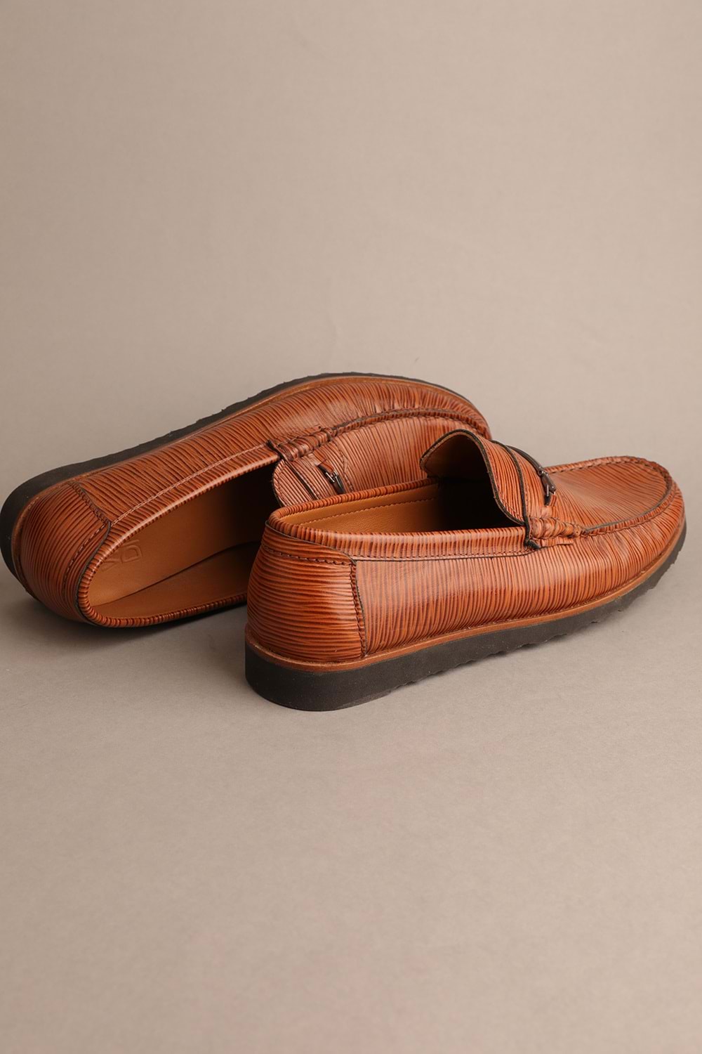 Gondol Erkek Hakiki Deri Klasik Loafer Taba 42 ttx.20164