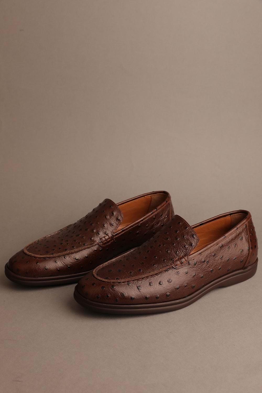 Gondol Erkek Hakiki Deri Klasik Loafer Kahverengi 42 ttx.20196