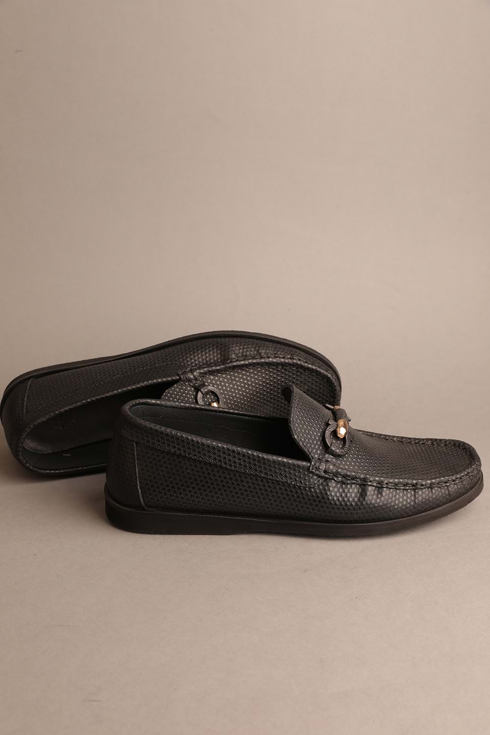 Gondol Erkek Hakiki Deri Klasik Loafer Siyah 42 ttx.604