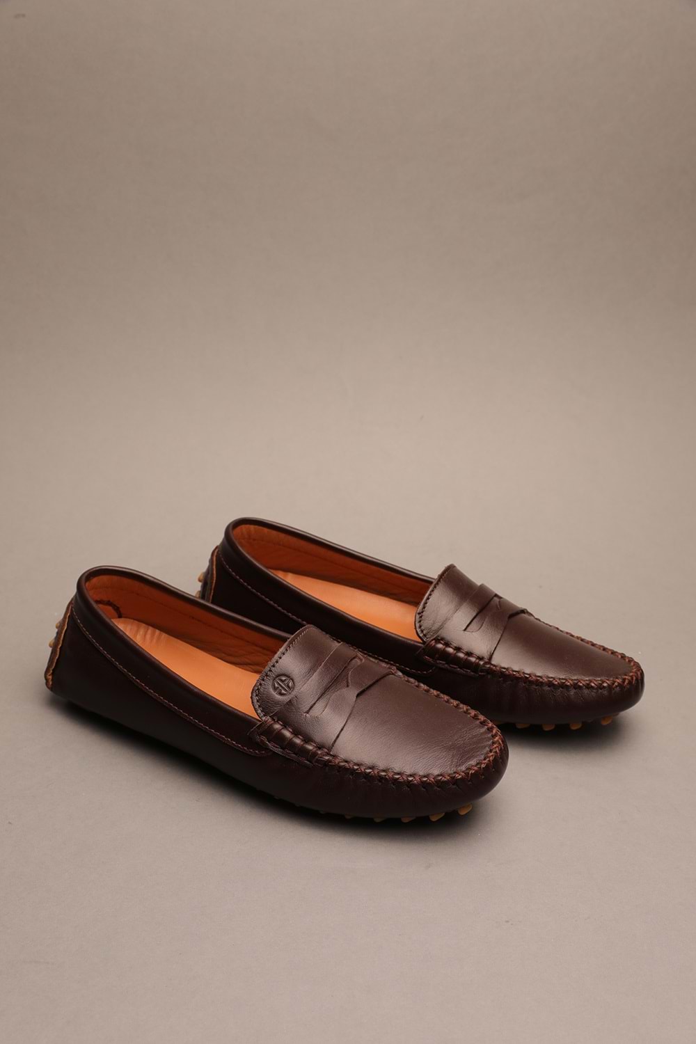 Gondol Kadın Hakiki Deri Klasik Loafer Kahverengi 37 ttx.734