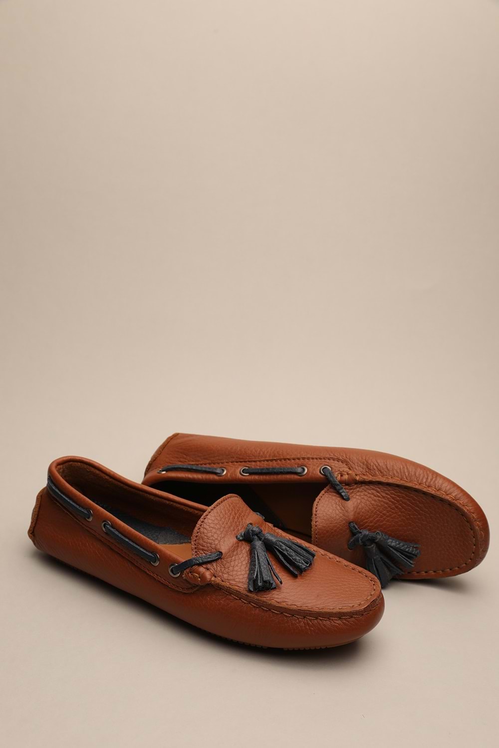 Gondol Kadın Hakiki Deri Klasik Loafer Taba 37 ttx.762