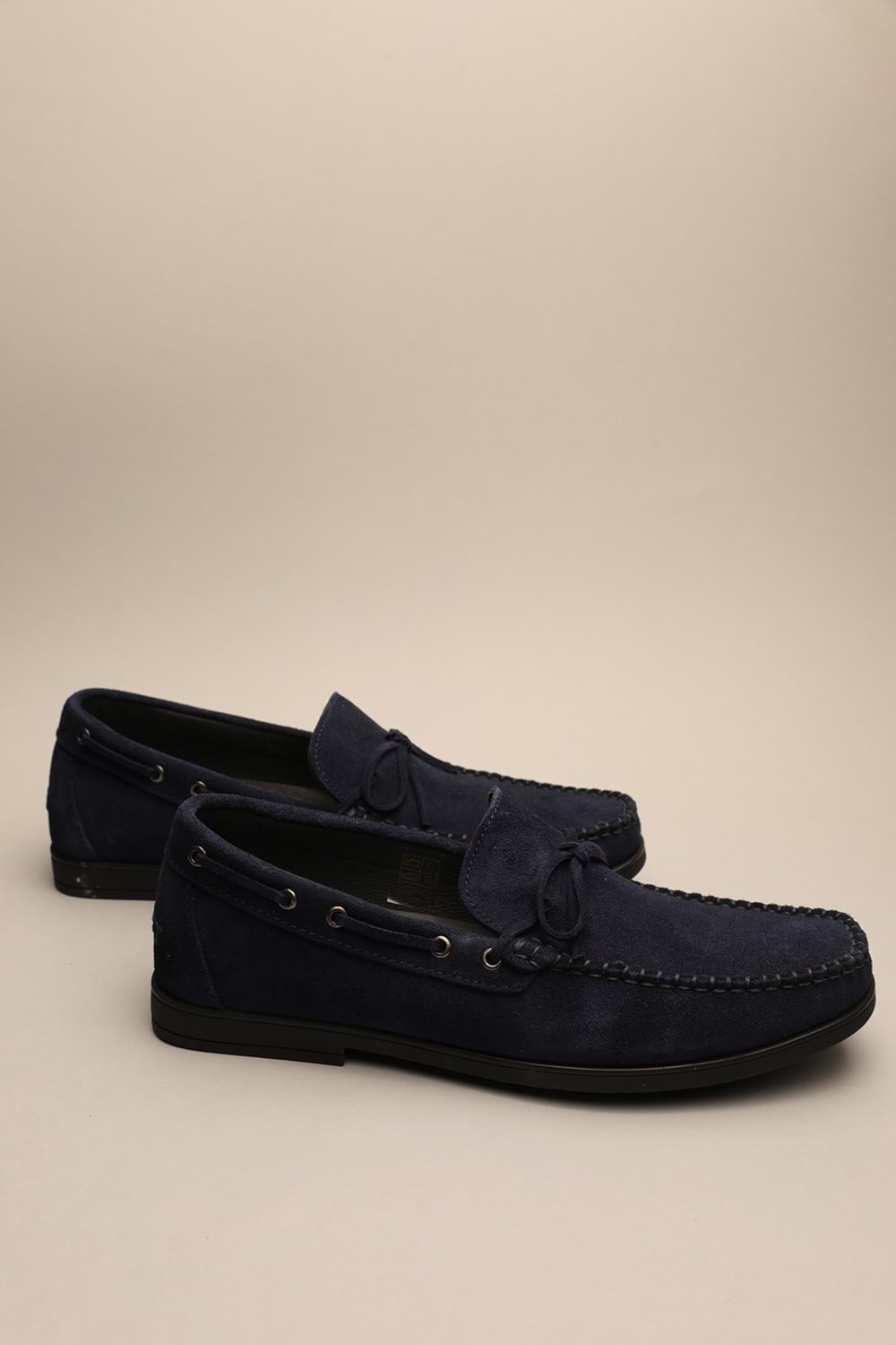 Gondol Erkek Hakiki Deri Klasik Loafer Lacivert Süet 41 ttx.626