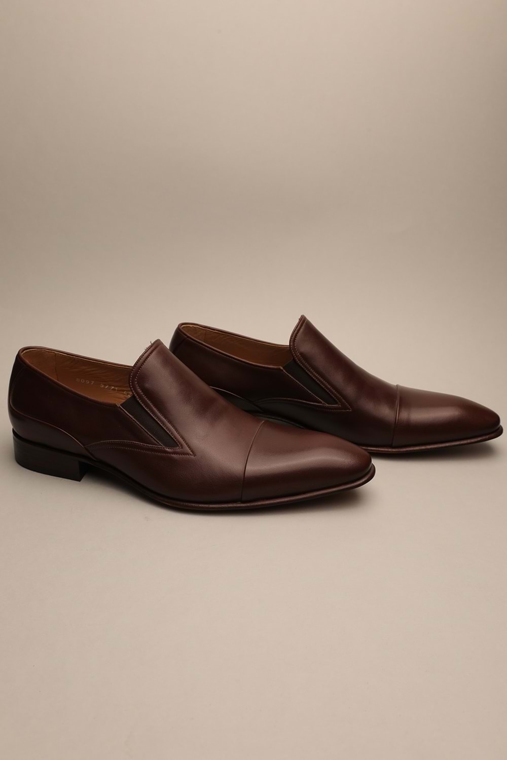 Gondol Erkek Hakiki Deri Klasik Kösele Kahverengi 42 ttx.123