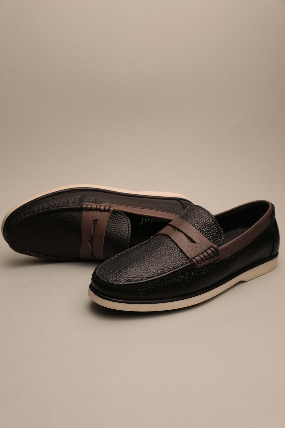 Gondol Erkek Hakiki Deri Klasik Loafer Siyah 41 ttx.655