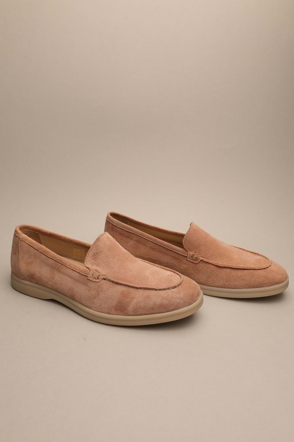 Gondol Erkek Hakiki Deri Klasik Loafer Gül Kurusu 40 ttx.660