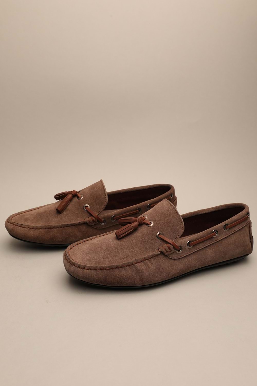 Gondol Erkek Hakiki Deri Klasik Loafer Vizon 41 ttx.661