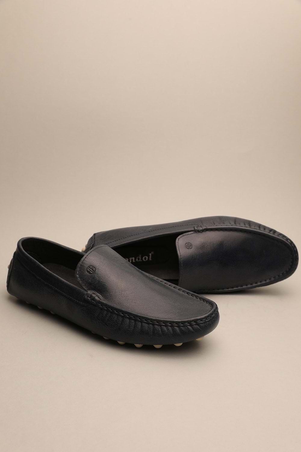 Gondol Erkek Hakiki Deri Klasik Loafer Lacivert 42 ttx.670