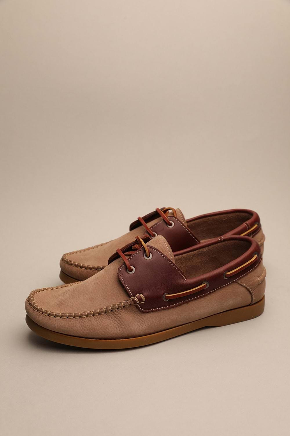 Gondol Erkek Hakiki Deri Klasik Loafer Vizon 41 ttx.672