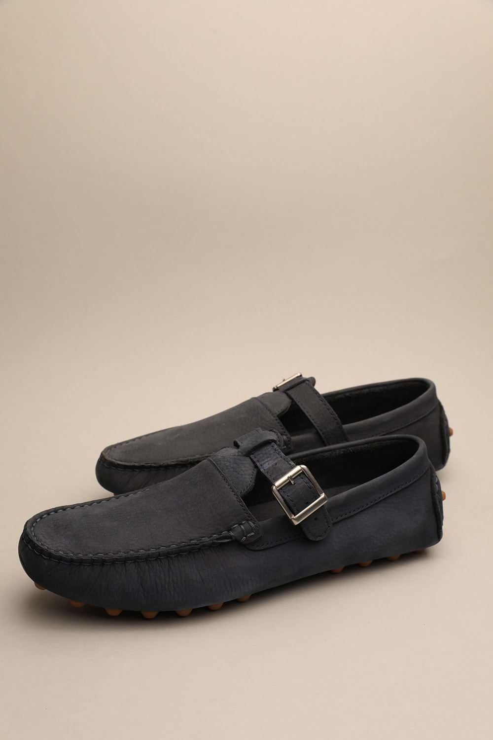 Gondol Erkek Hakiki Deri Klasik Loafer Lacivert 42 ttx.673