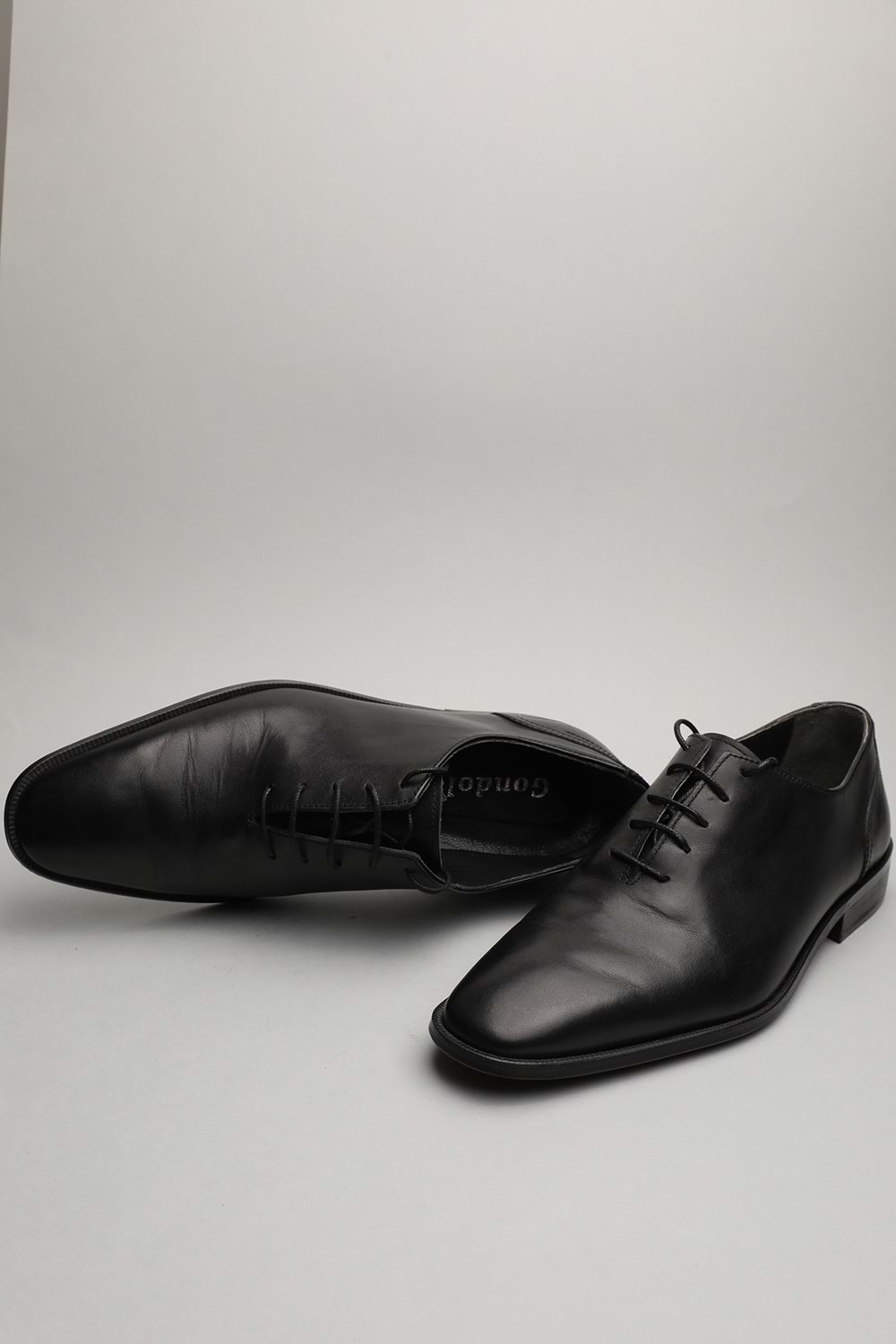 Gondol Erkek Hakiki Deri Klasik Siyah 41 ttx.138