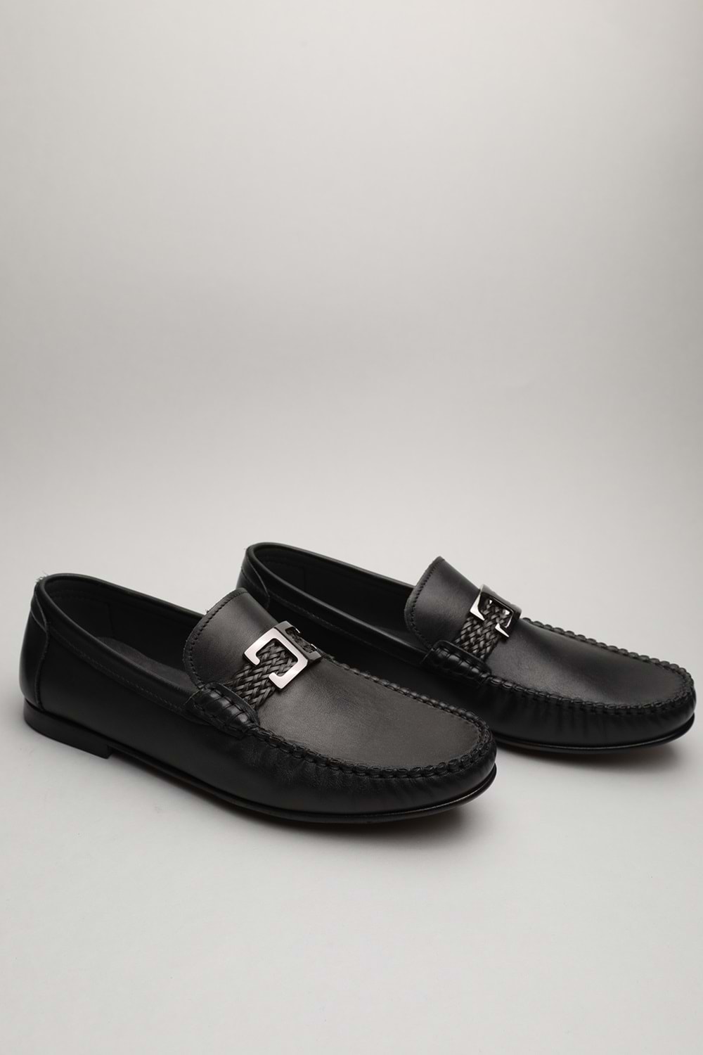 Gondol Erkek Hakiki Deri Klasik Loafer Siyah 42 ttx.696