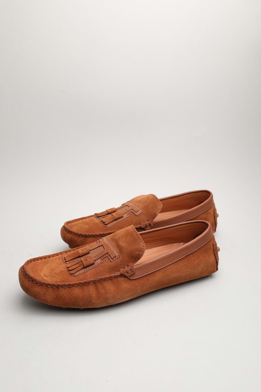 Gondol Erkek Hakiki Deri Klasik Loafer Taba Süet 42 ttx.60145