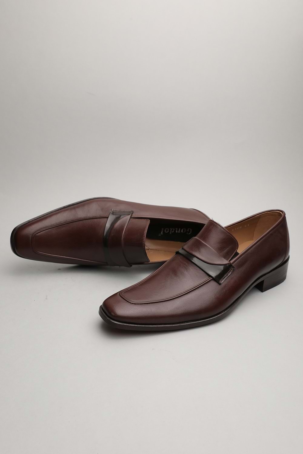 Gondol Erkek Hakiki Deri Klasik Kahverengi 41 ttx.159