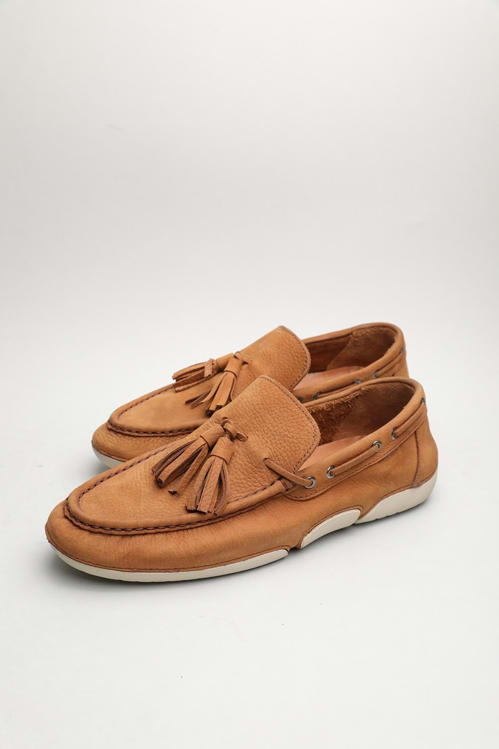 Gondol Erkek Hakiki Deri Klasik Loafer Hardal 42 ttx.60165