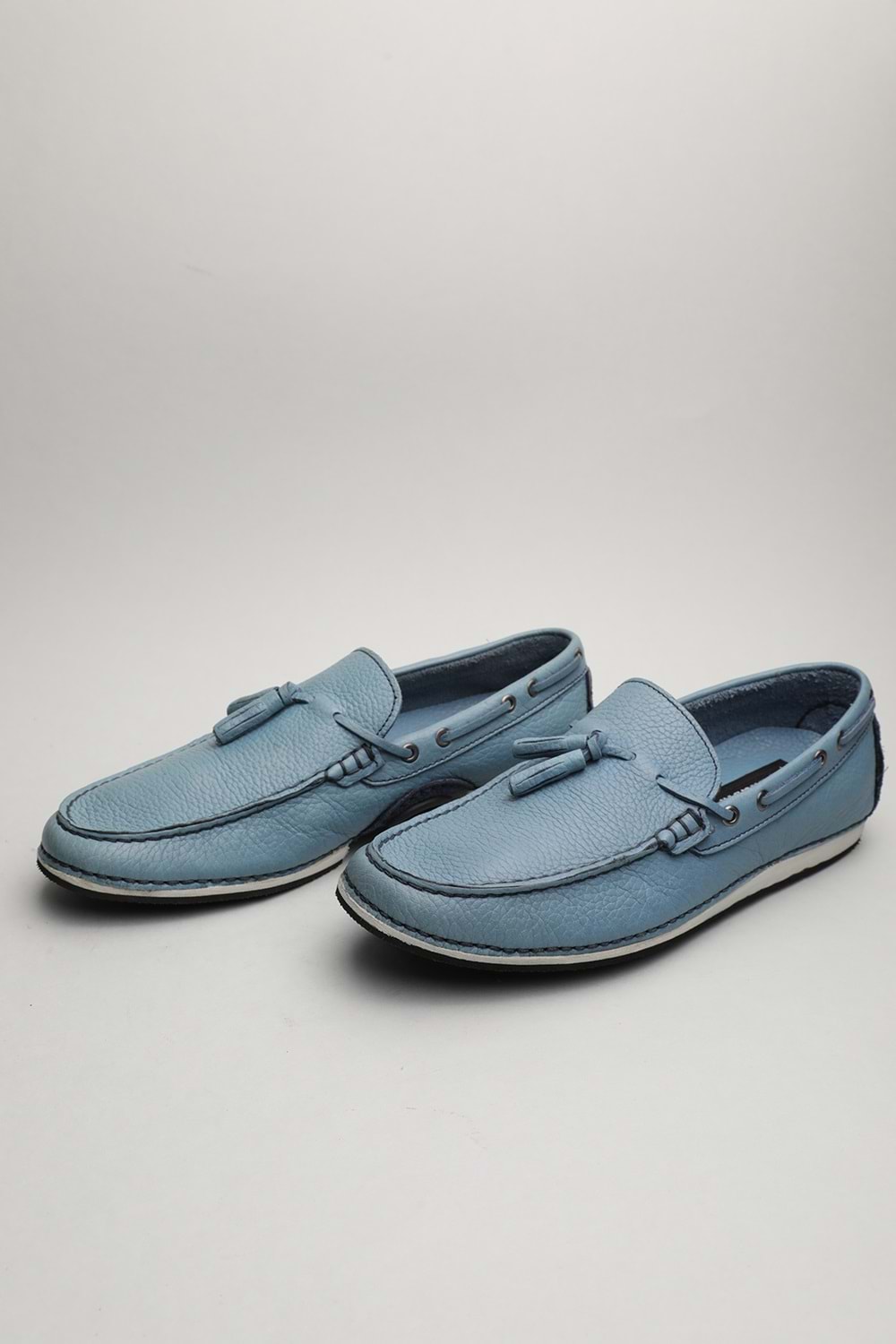 Gondol Erkek Hakiki Deri Klasik Loafer Mavi 39 ttx.60173