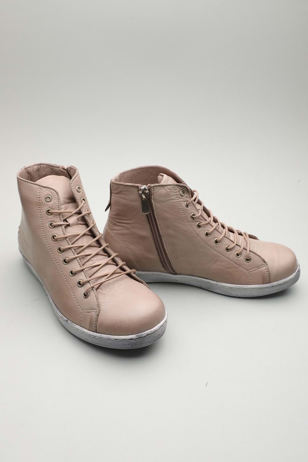 Gondol Hakiki Deri Günlük Hafif Yumuşak Spor Bot zx.1152 - Vizon - 37