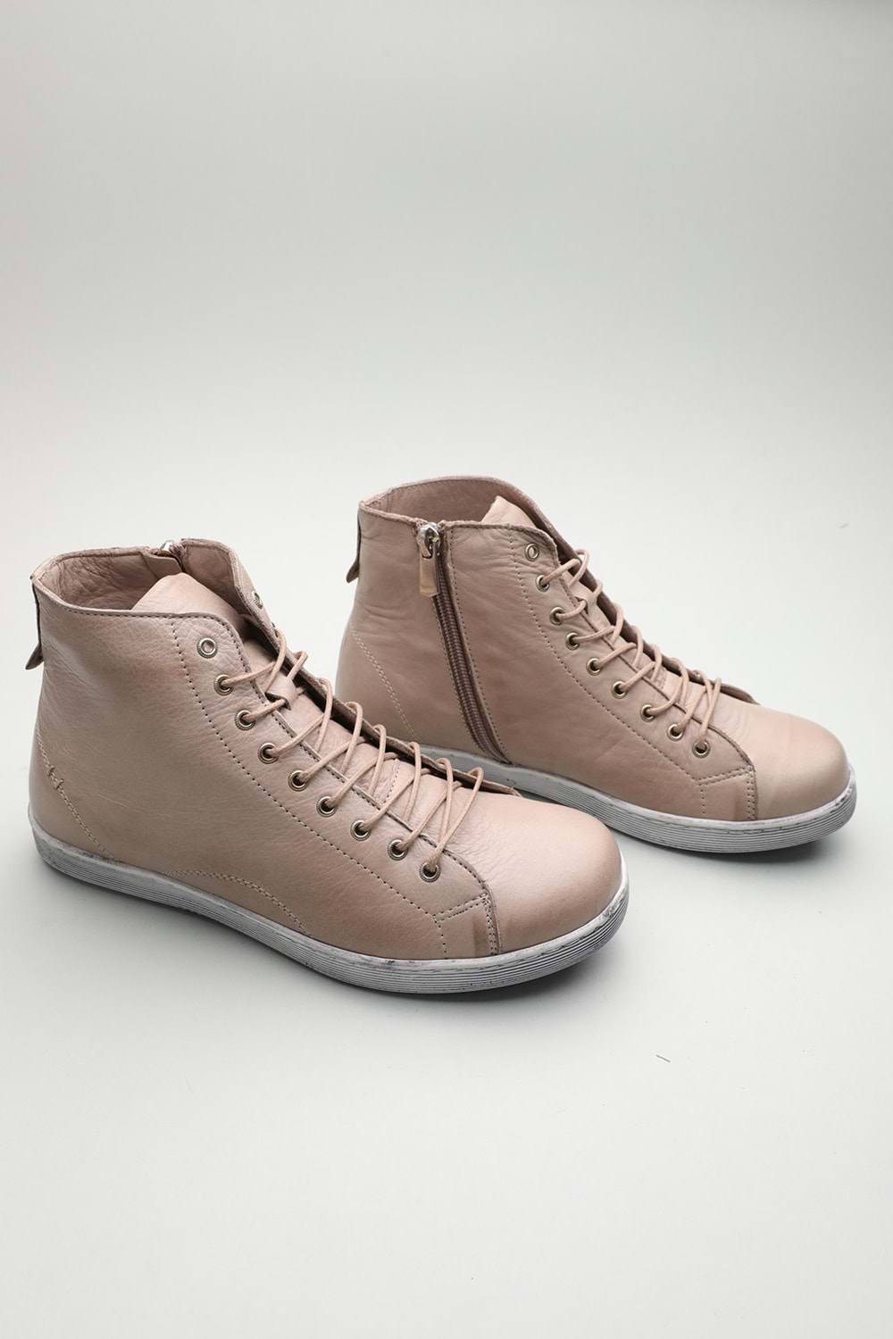 Gondol Hakiki Deri Günlük Hafif Yumuşak Spor Bot zx.1152 - Vizon - 37