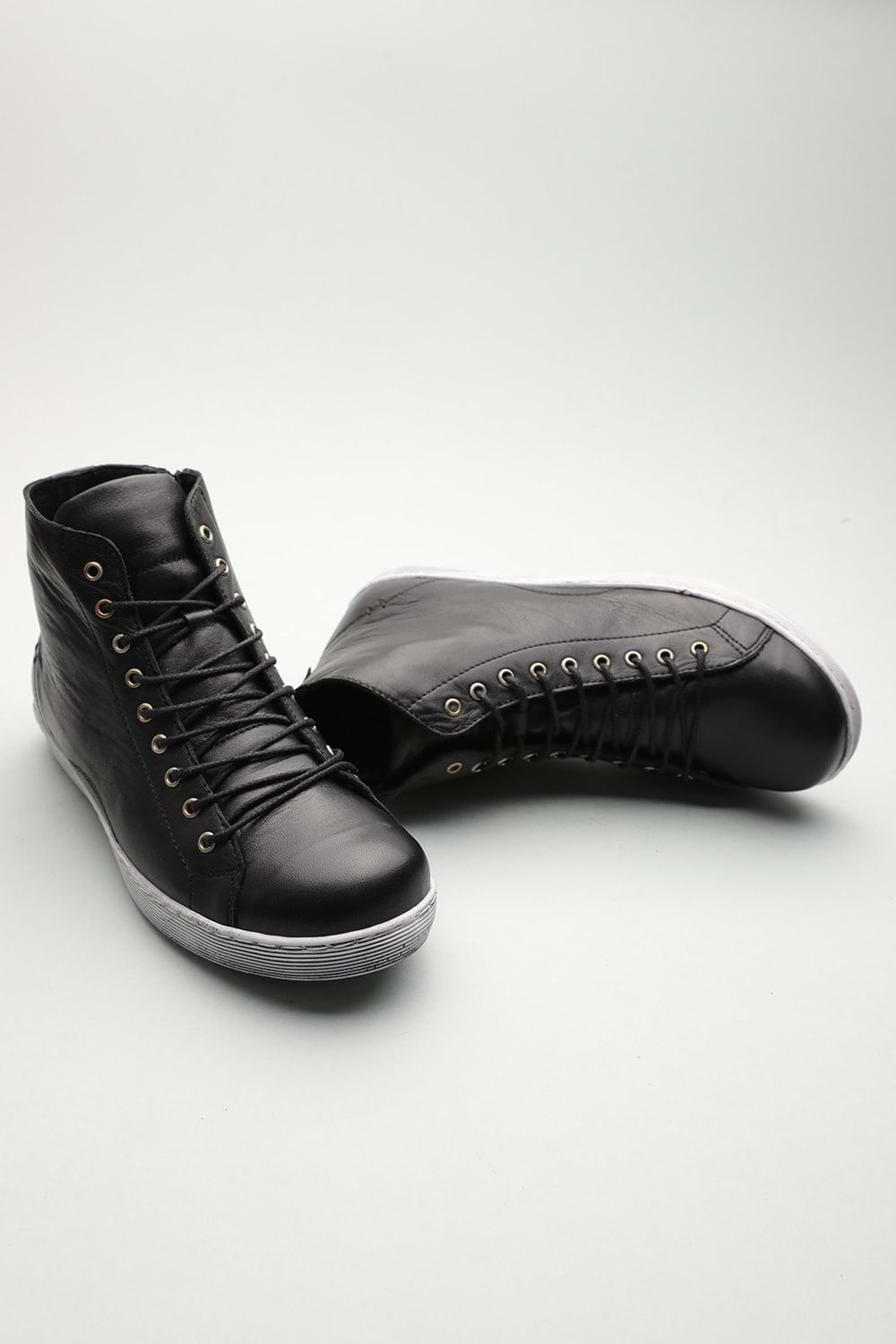 Gondol Hakiki Deri Günlük Hafif Yumuşak Spor Bot zx.1152 - Siyah - 37