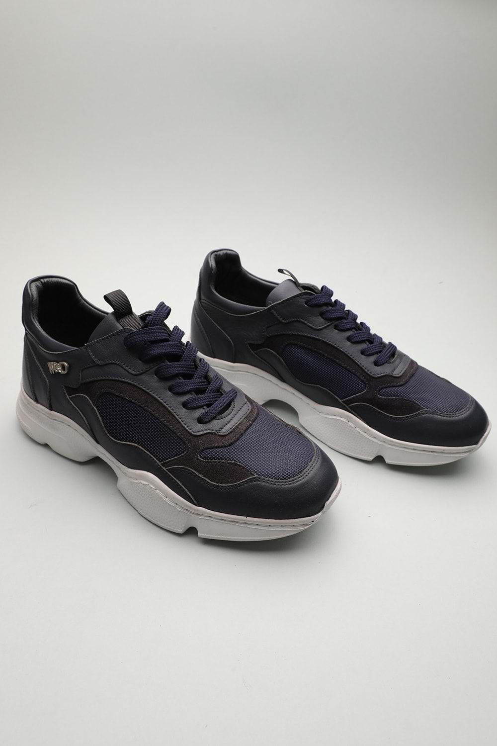 Gondol Erkek Hakiki Deri Klasik Casual Lacivert 40 ttx.522