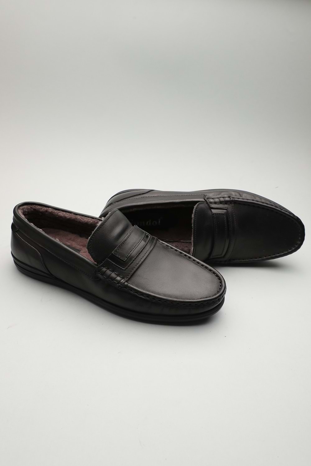 Gondol Erkek Hakiki Deri Klasik Loafer Siyah 42 ttx.60199